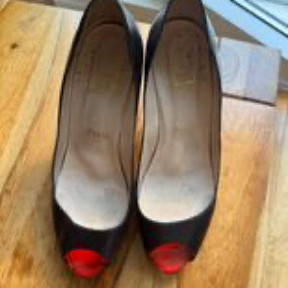 Christian Louboutin Shoes - Authentic Christian Louboutin Very Prive Kid  Pump, EU 38